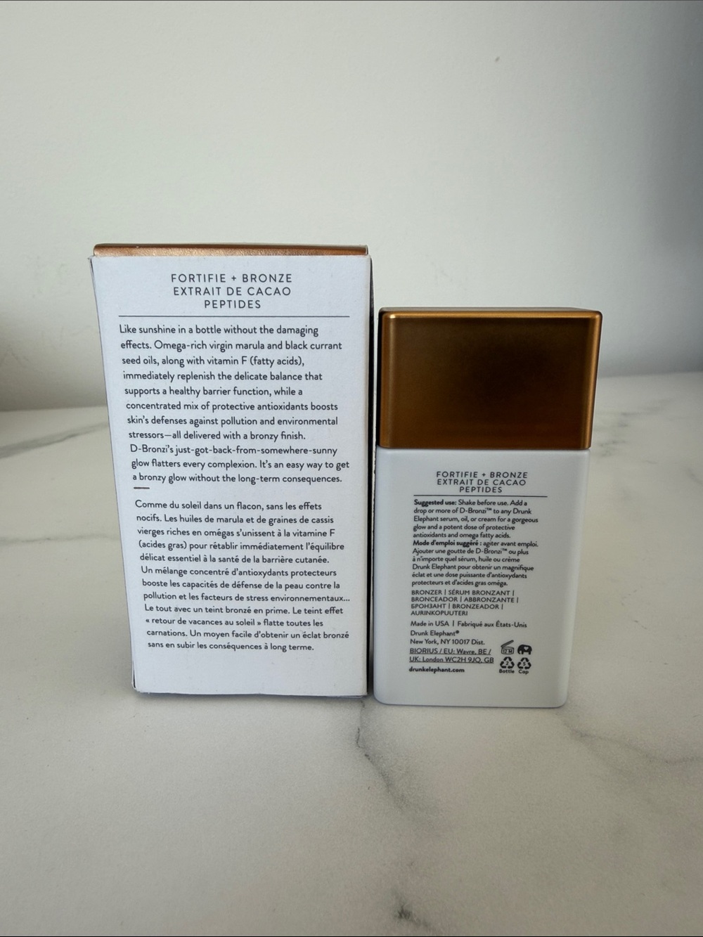 Drunk Elephant D-Bronzi Anti-Pollution Sunshine Drops - Full size NIB - Picture 3 of 6